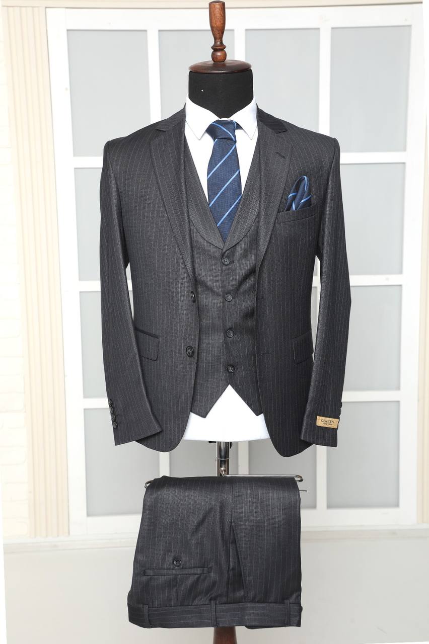 Grey Pin Stripe suit