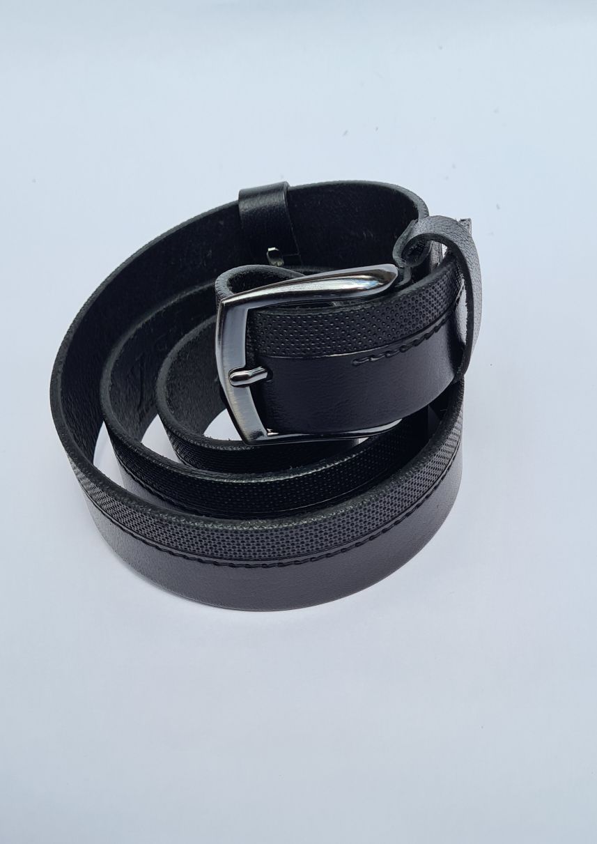 Black YSK leather belt - Infynite Fashions