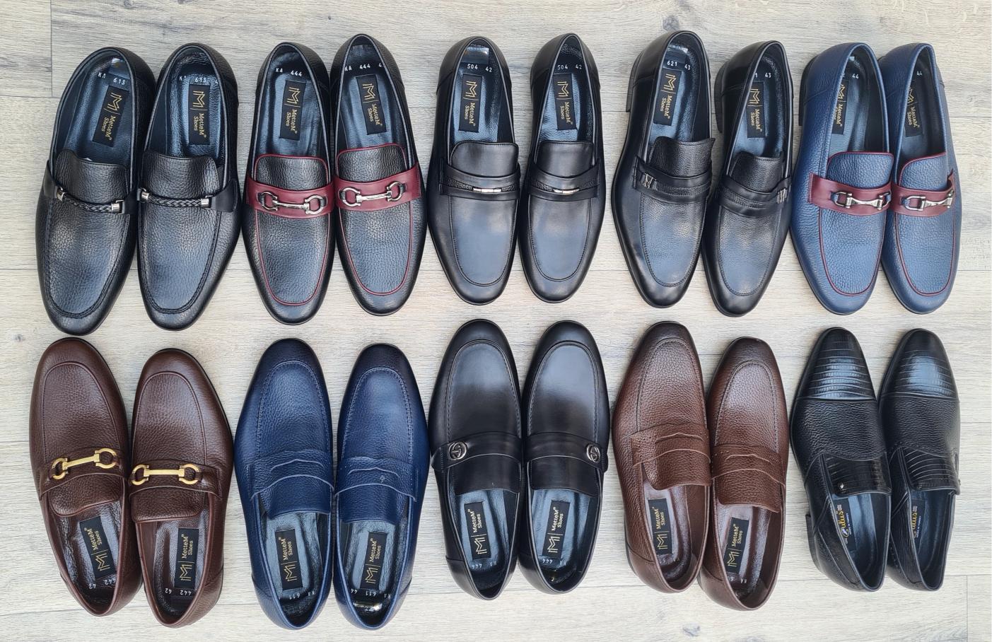 collection of office shoes